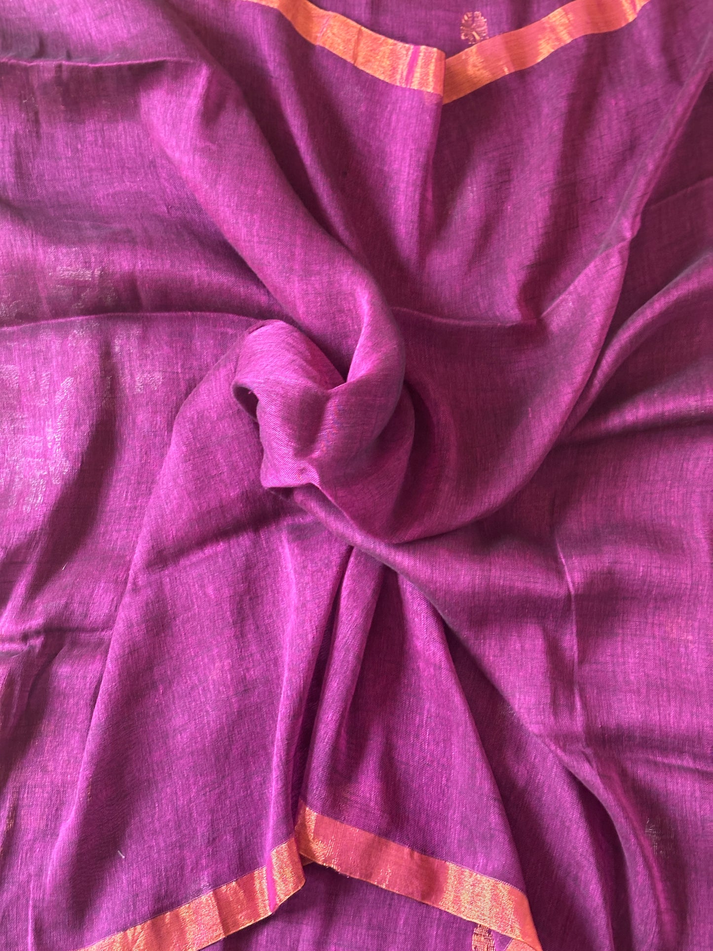 Purple Linen- Small Butta