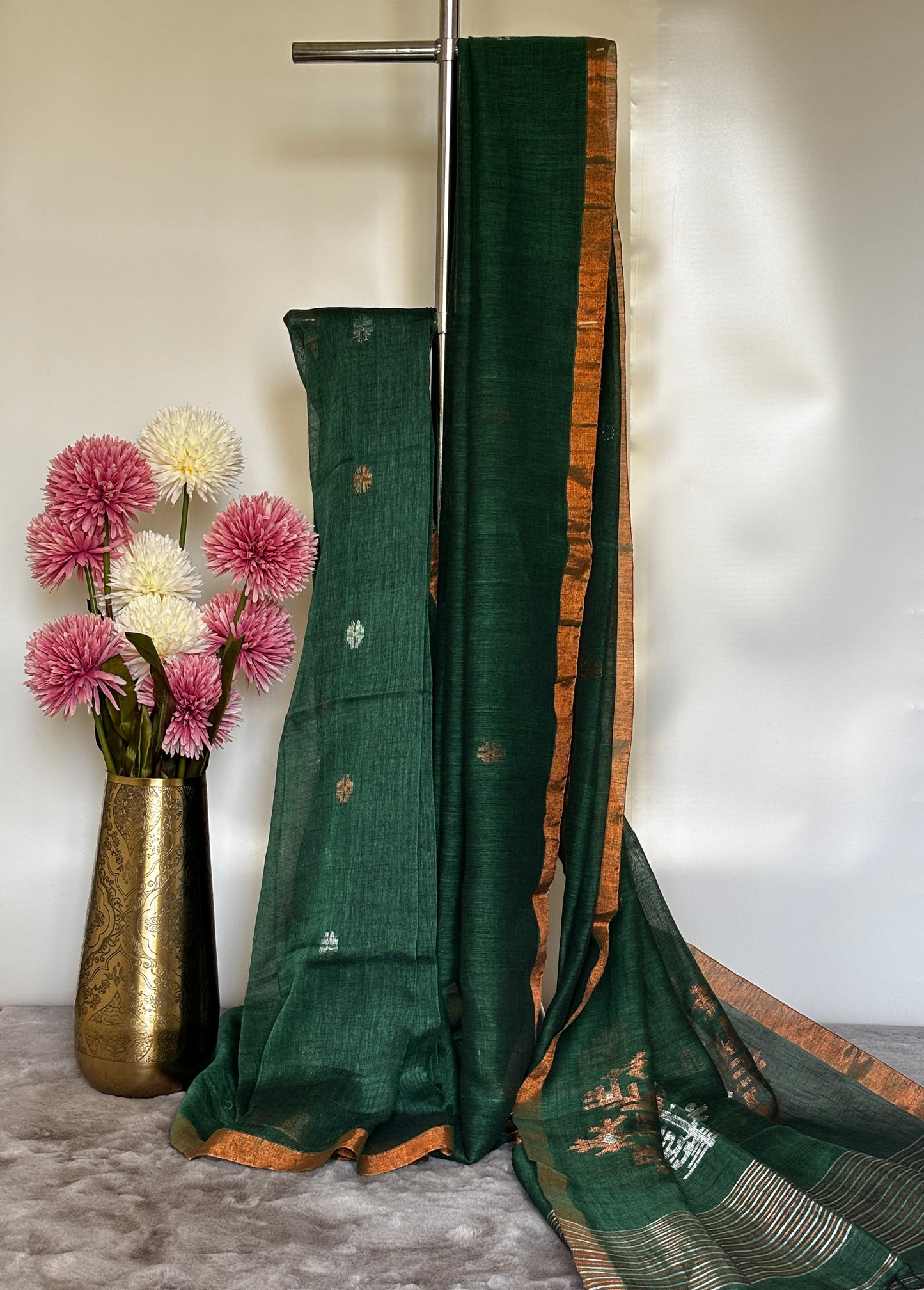 Green Linen - Small Butta
