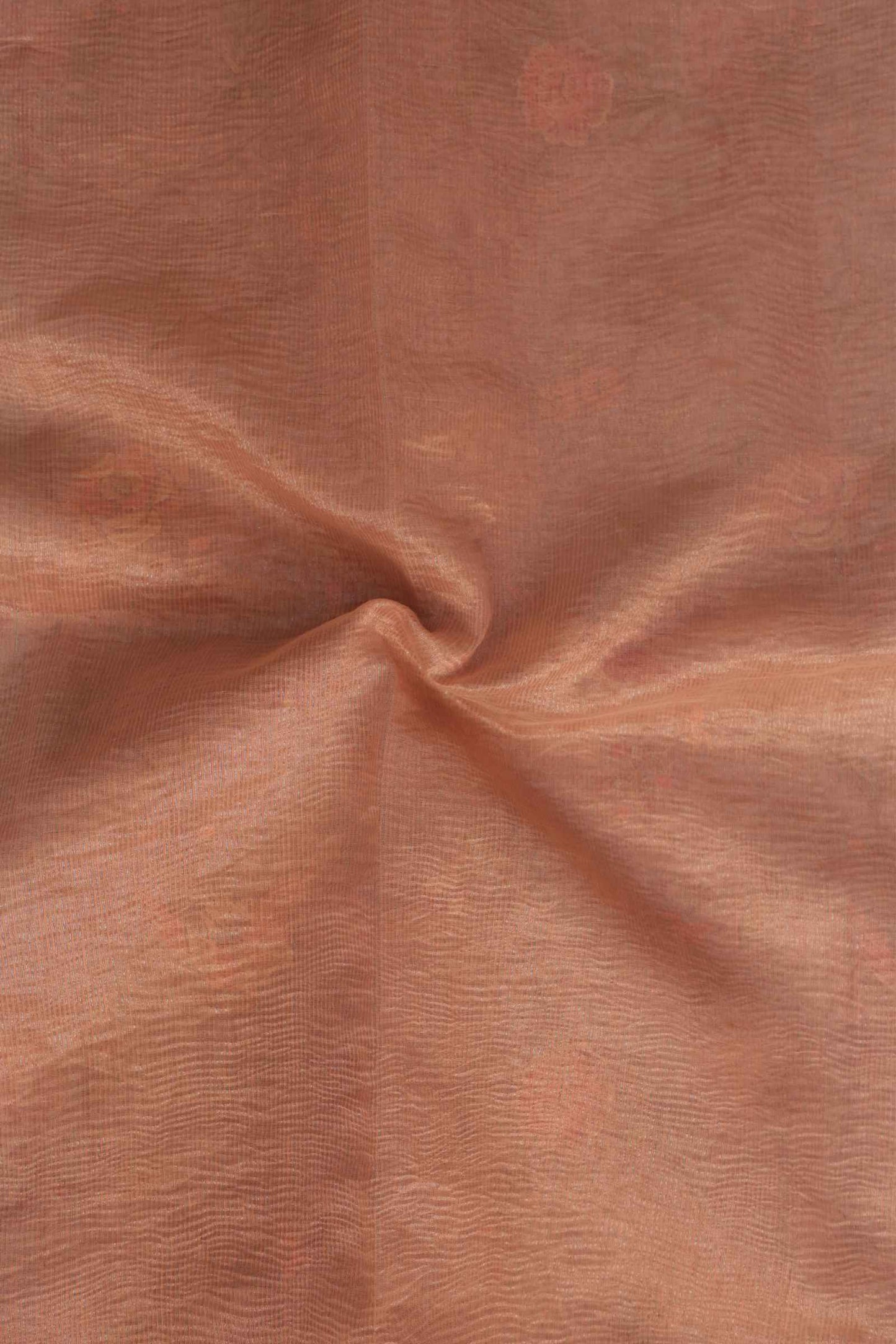 Pastel Pink Crush Tissue Saree with Parsi Gara embroidery