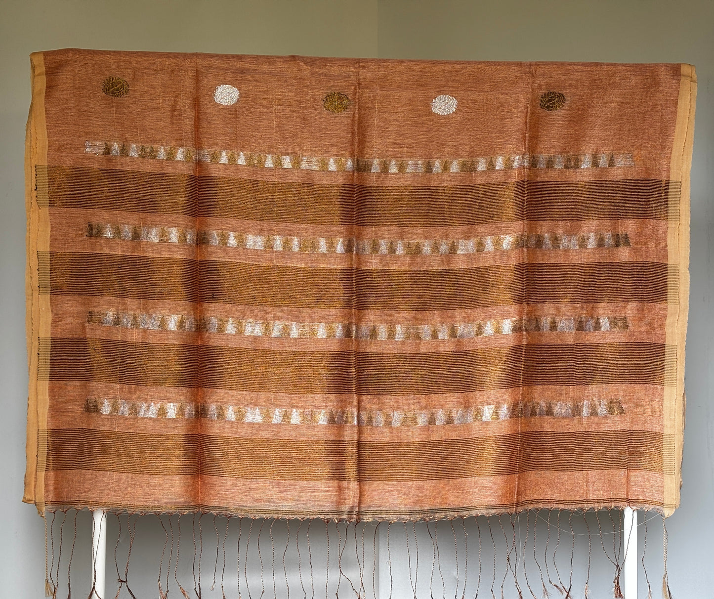 Peach Tissue Linen - Round Butta