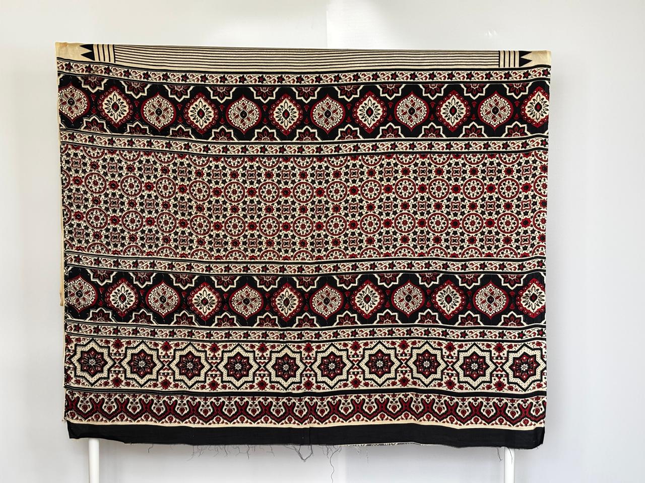 Cream base Striped Saree