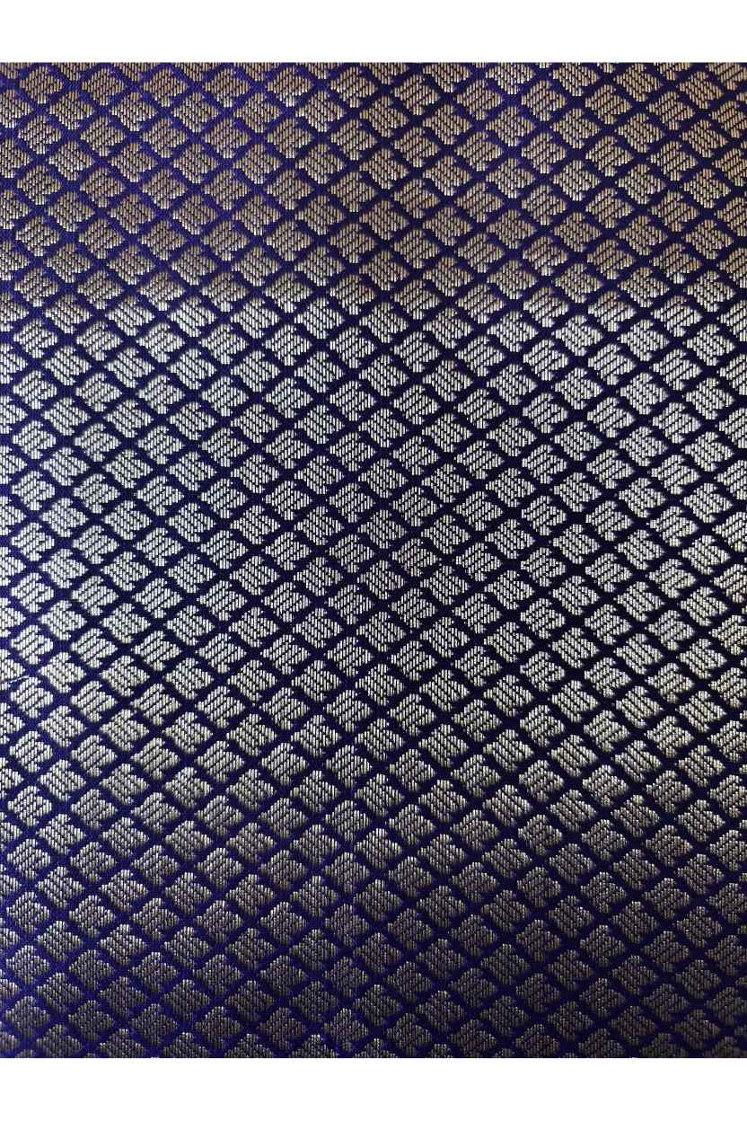 Purple Semi Katan Silk Saree