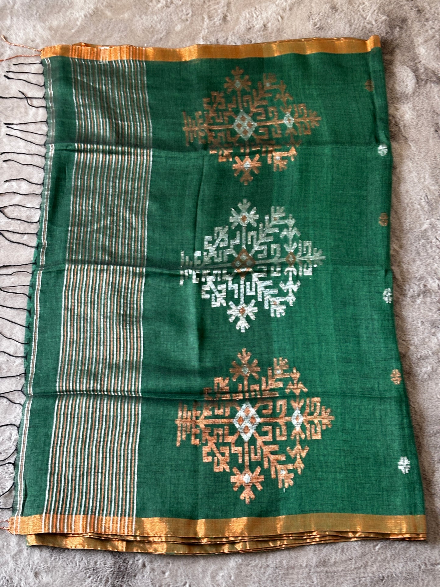 Green Linen - Small Butta