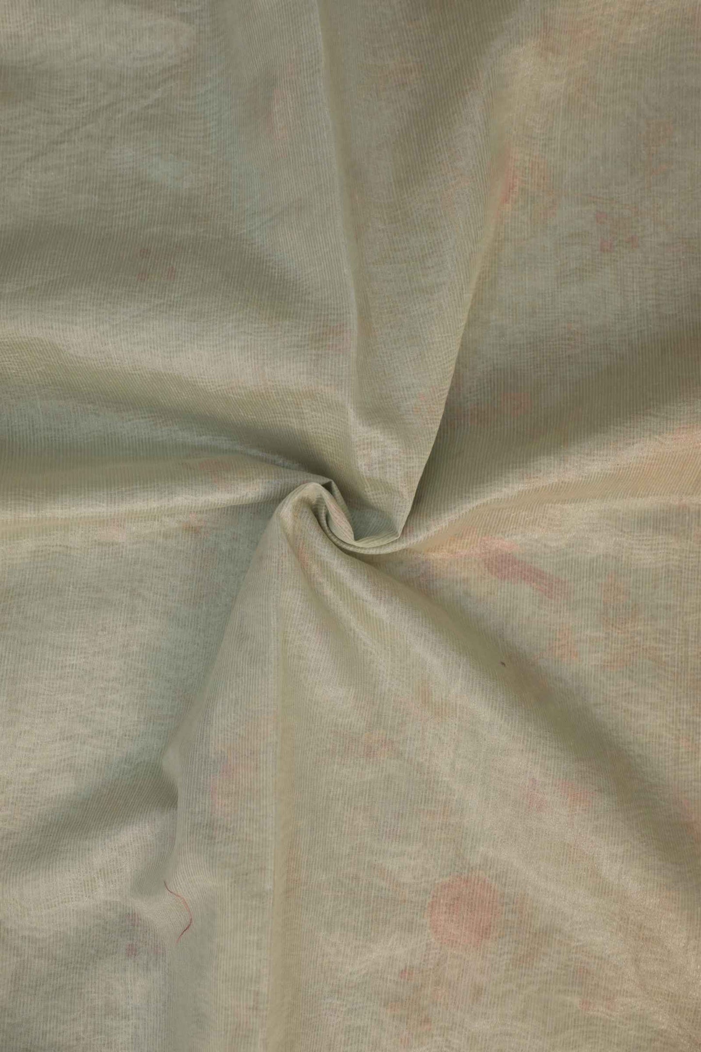 Pastel Green Crush Tissue Saree with Parsi Gara embroidery