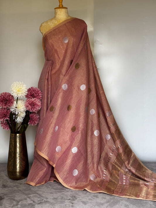 Pastel Lavender Tissue Linen - Round Butta