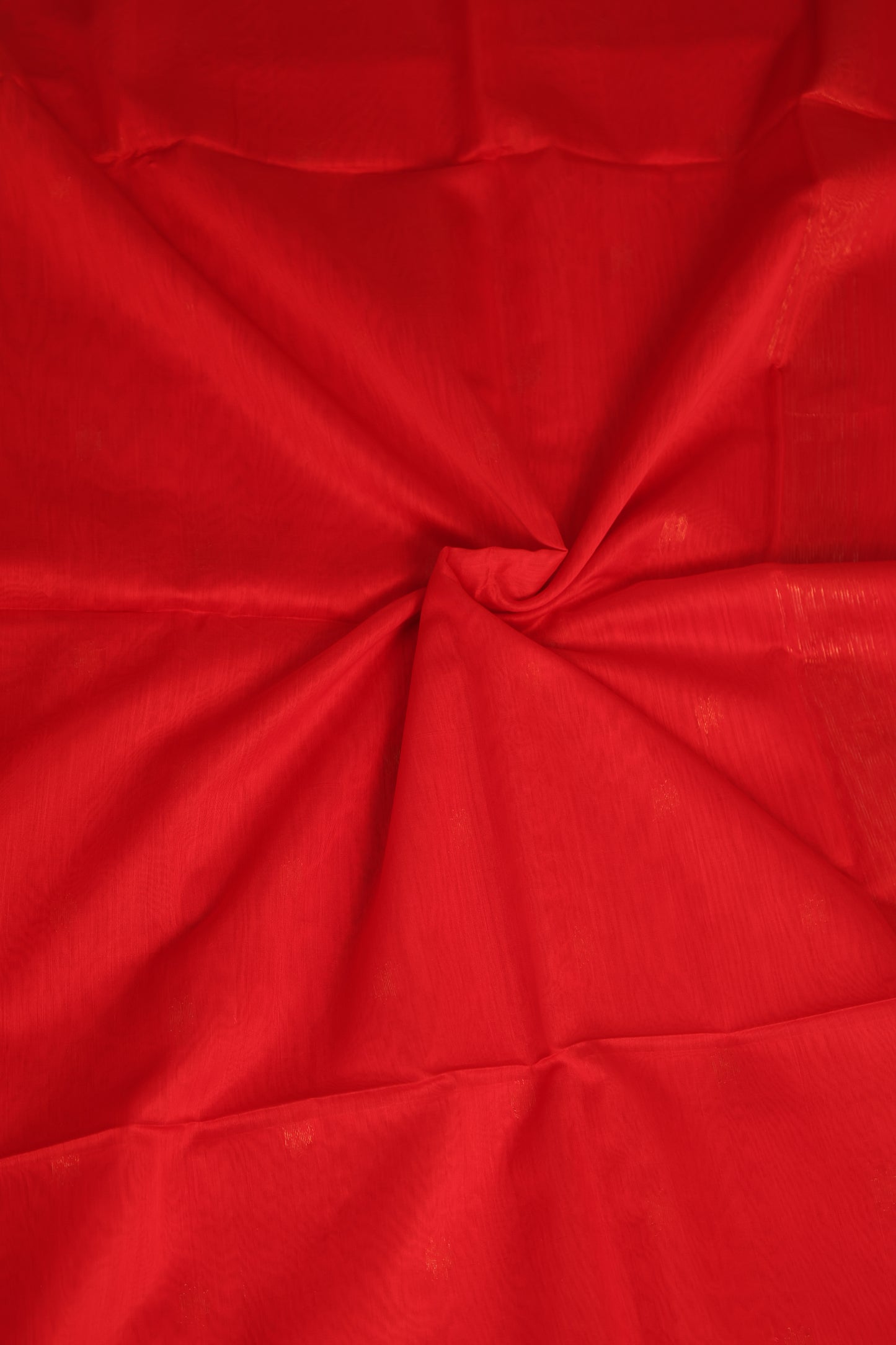 Red Maheshwari Silk Cotton Saree