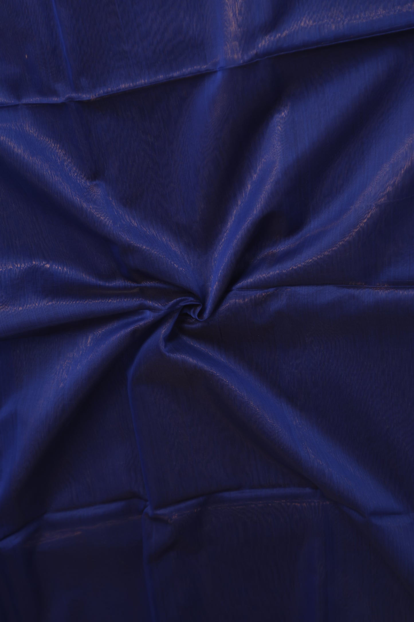 Blue Maheshwari Saree with Zari stripes