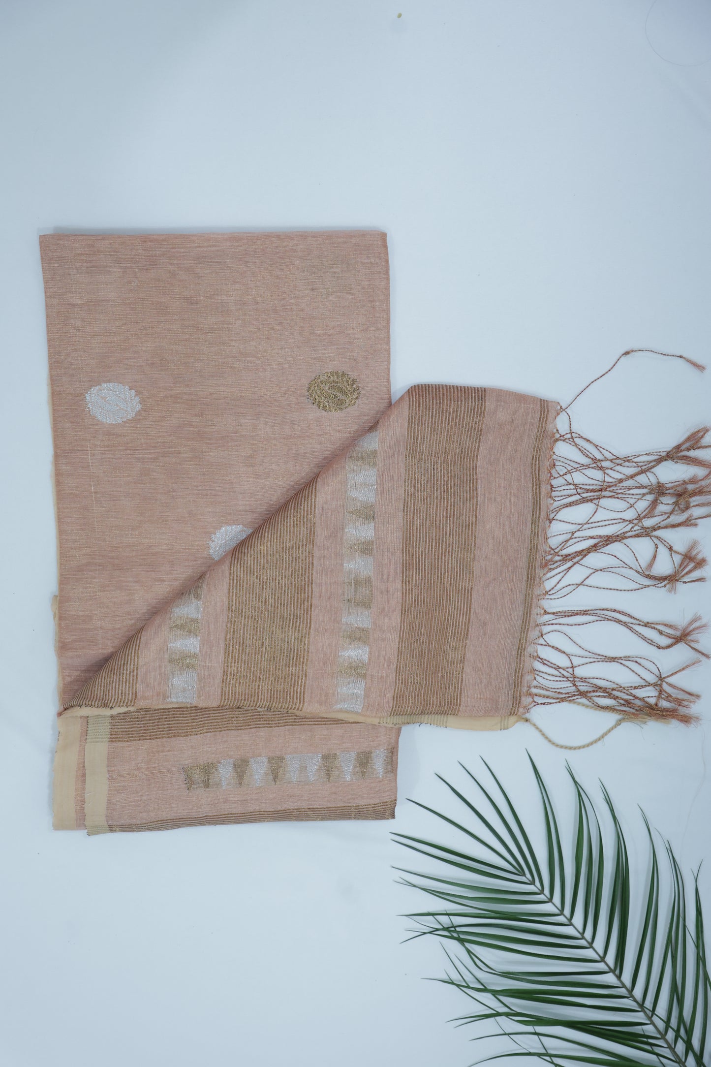 Peach Tissue Linen - Round Butta