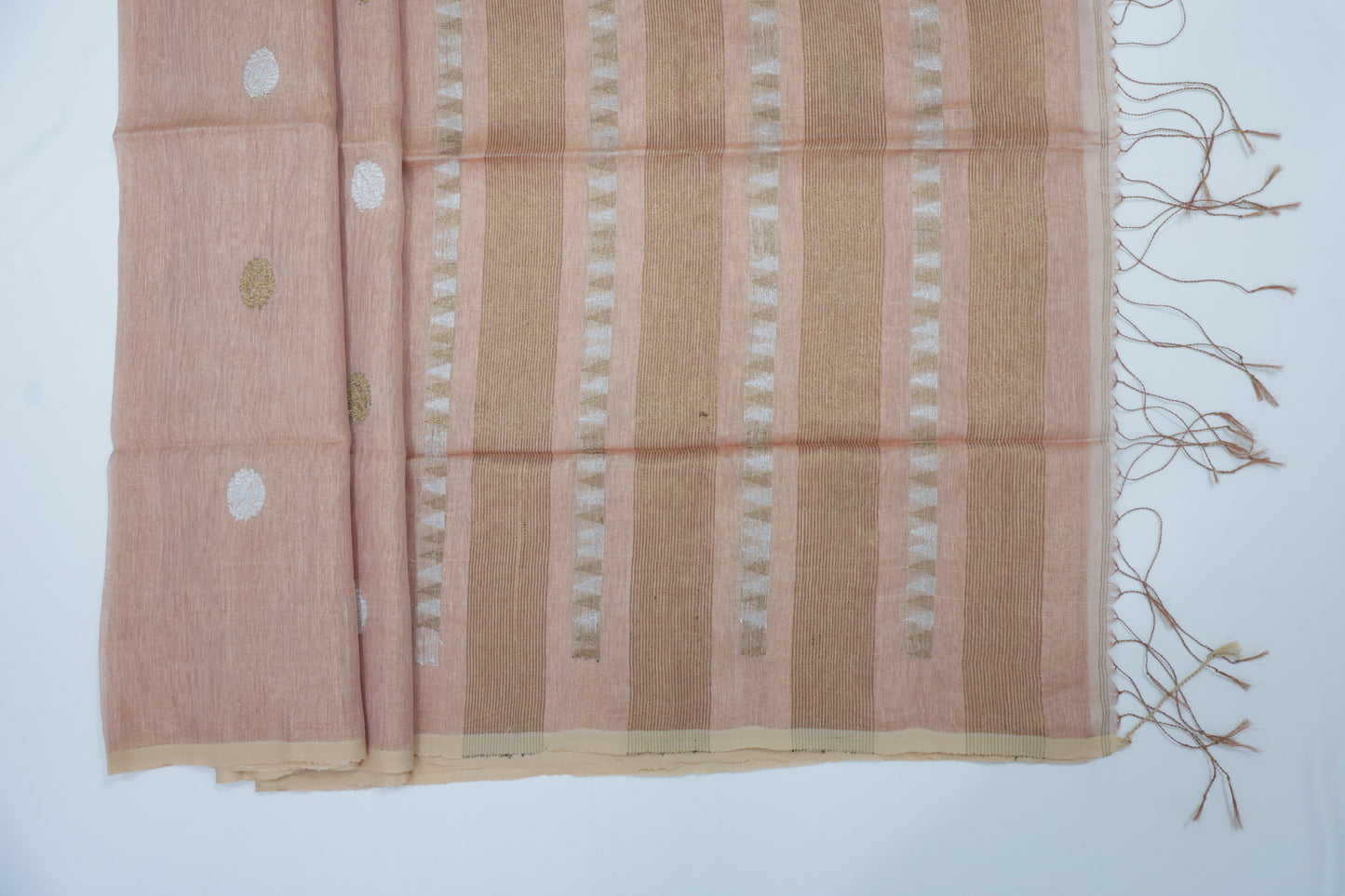 Peach Tissue Linen - Round Butta