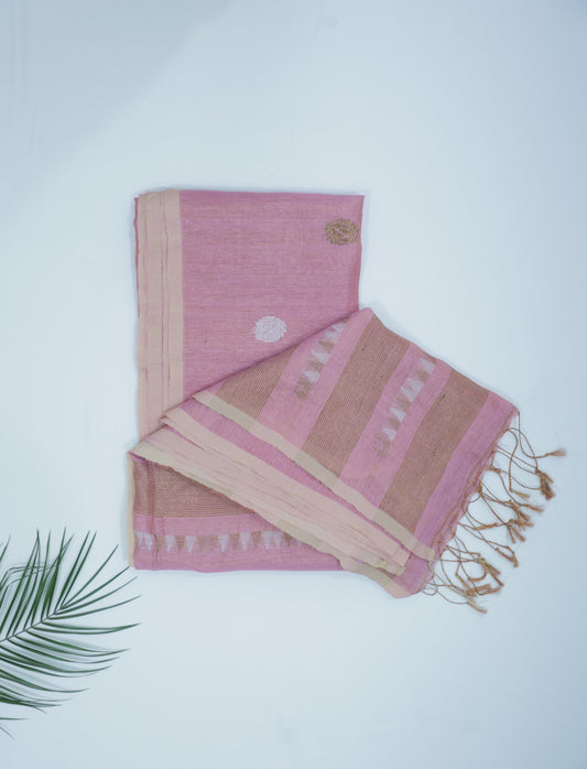 Pink Tissue Linen - Round Butta