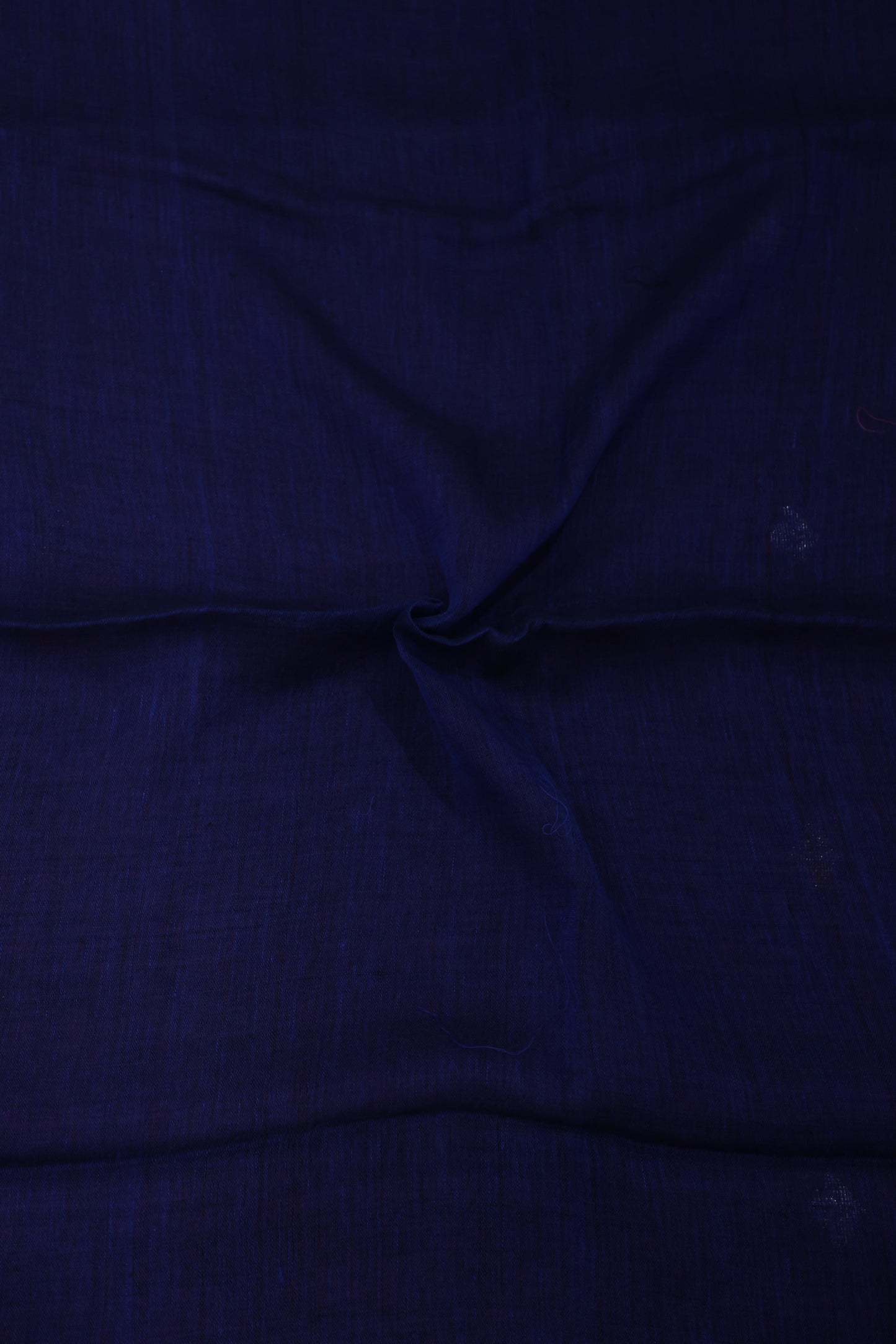 Magenta and Blue Linen Saree