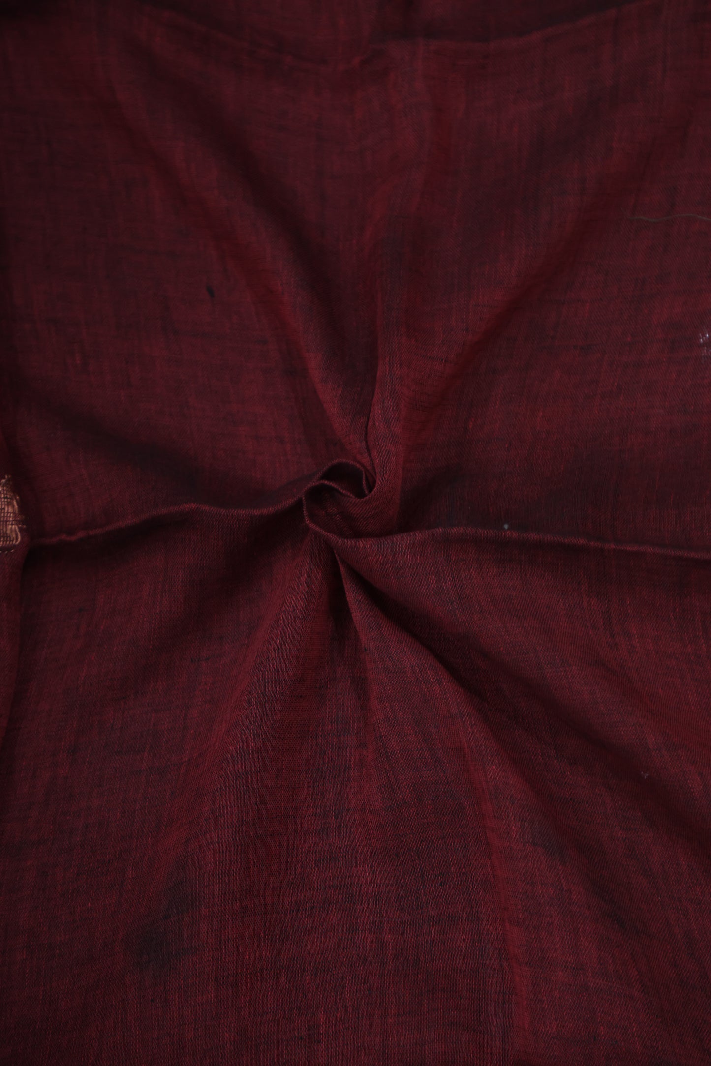Maroon Linen- Small Butta