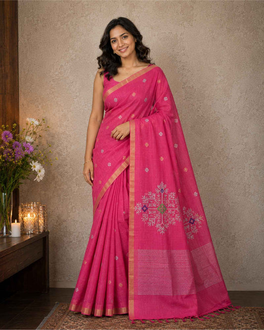 Pink Linen - Small Butta